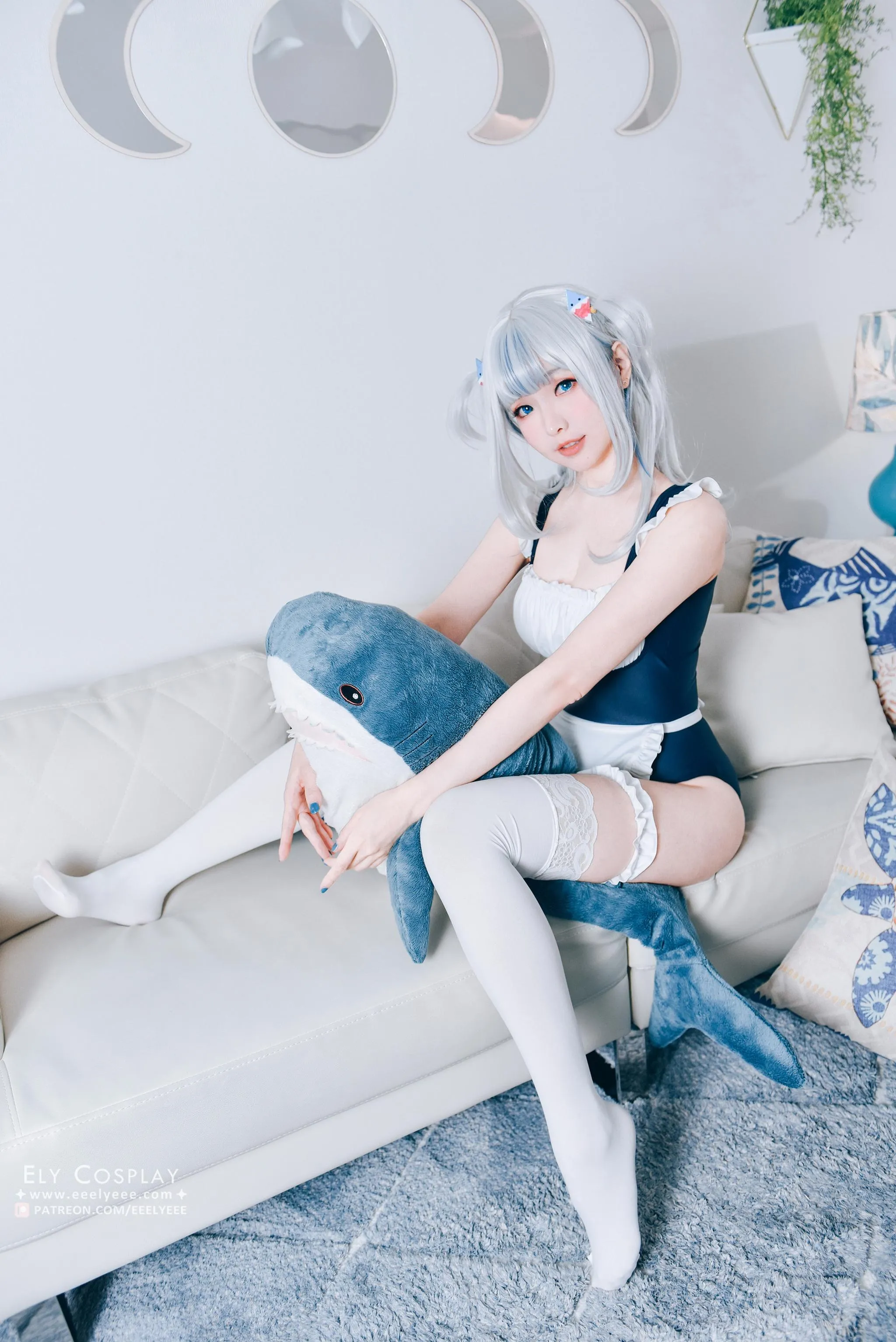 ElyEE子 – NO.71 噶呜·古拉小鲨鲨 泳装 [19P]插图7